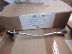 Box of 24x Chelsom LED/4350/C Flexi Neck Reading light, new and Boxed