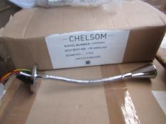 Box of 24x Chelsom LED/4350/C Flexi Neck Reading light, new and Boxed