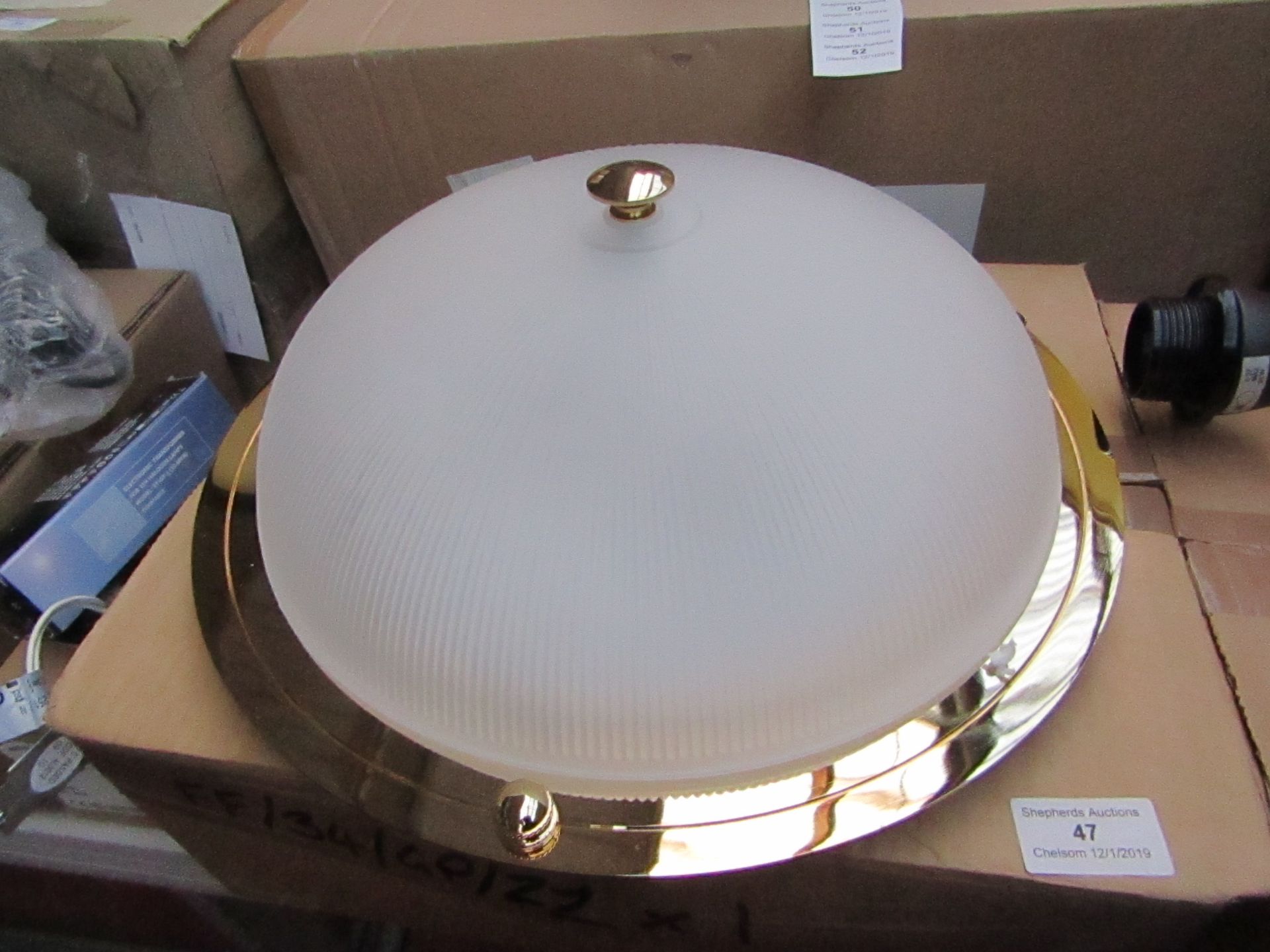 Chelsom FF/34/GP/ZZ Ceiling light, new and Boxed