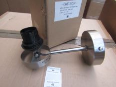 Chelsom ZZ/12080/W1/BN wall light, new and Boxed