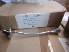 Chelsom LED/4350/C Flexi Neck Reading light, new and Boxed