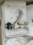 Pair of Twyford Pillar taps, new and boxed