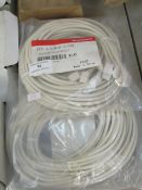 3x Packs of 10x 1.5mtr MT cables, new and boxed, RRP Circa £10 each