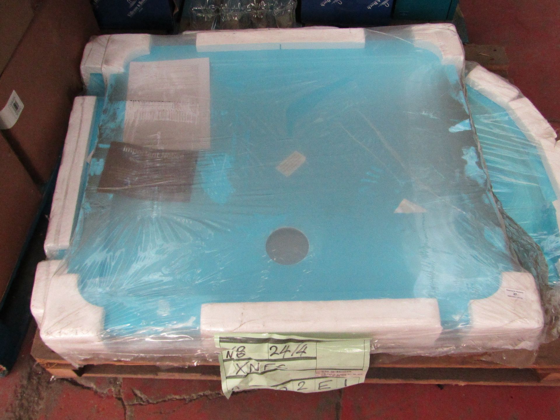 Resinlite 900x800 rectangular shower tray, new