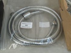 Chrome Shower hose 150cm. New in packaging.
