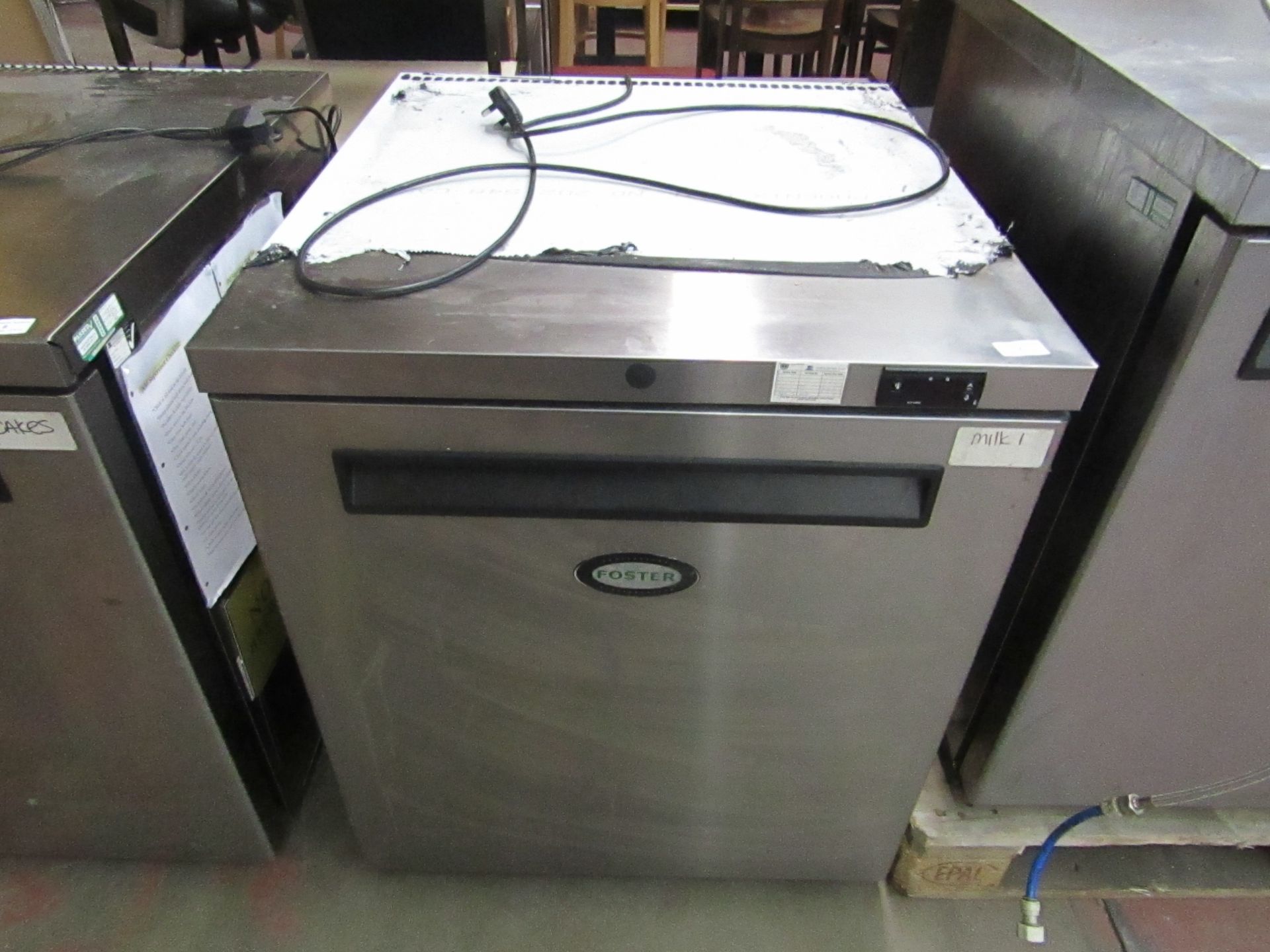 Foster refrigerator, this item was working at the time of being removed from the coffee shop - we