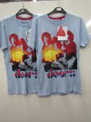 2 x Joe Browns "The Door's" Mens T Shirts sizes S new with tags