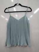New Look Pleated Chiffon Cami size 10 new with tags