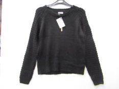 Vero Modo Ladies Black Jumper size S RRP £16 new with tags