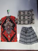 3 items being 1 x Jaded Ladies Top size XS new & packaged & 1 x Jennfer Mini Skirt size XS new &