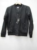 Ripstop Mono Boys Black Bomber Jacket size XLB RRP £50 new with tag