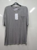 Bellfield Mens Faulkland Grey Marl T Shirt size L RRP £20 new with tags