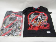 3 x Star Wars Rebels T Shirts age 5-6 yrs new with tags
