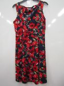 Blooming Jelly Women Dress 1950s Vintage Floral Sleeveless Cocktail Swing Above Knee size M new