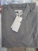 Bellfield Mens Grey Polo Shirt size Small RRP £25 new & packaged
