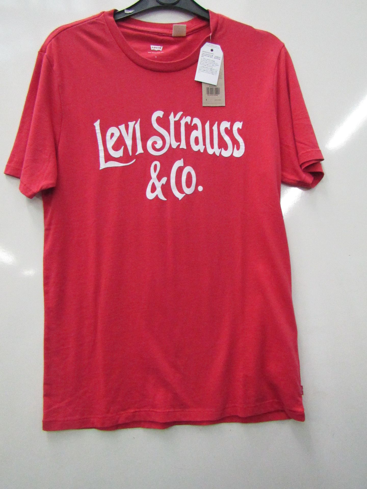 Mens Retro Levis Strauss T Shirt size S new with tags