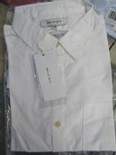 Bellfield Mens White Shirt size M RRP £30 new & packaged