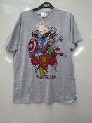 Marvel Comics Avengers Men's T Shirt  new with tags