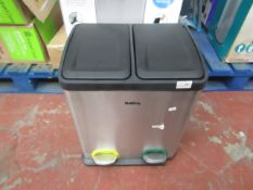 Beldray 30 ltr dual Compartment Bin boxed (some damage to base trim) does not affect the use