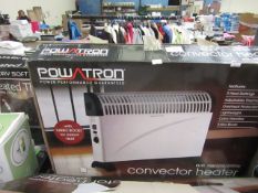 Powertron Convector heater untested & boxed