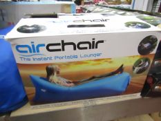 Air Chair Instant portable lounger, unchecked  boxed