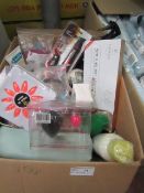 Box Containing Approx 50 various cosmetic items