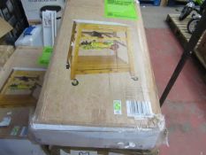 Kitchen Trolley with Granite Top boxed unchecked