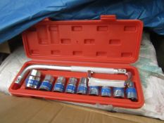 10 PC 1/2 " socket wrench set chromium vanadium steel new & boxed