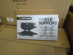 Box of 20 Gold Coast ankle supporters , new and boxed.
