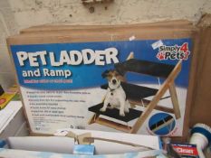 Simply4pets pet ladder and ramp ideal for older or small pets . new and boxed.