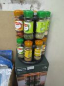 Revolving Spice Rack with 16 spices,boxed