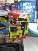 3 X Sonic Animal Repellers all unchecked all boxed