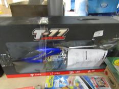 T- 77 limited edition radio controlled helicopter unchecked