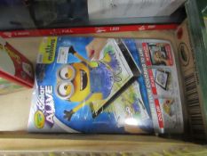 4 X Crayla Minions Color Alive,7 crayons 16 coloring pages new in packaging
