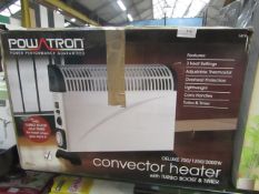 Powertron Convector heater untested & boxed