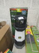 Solar rotating lighthouse super bright LED , new and boxed