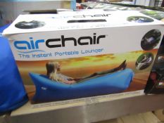 Air Chair Instant portable lounger, unchecked  boxed