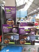 5 X Starlight Projectors all untested & boxed