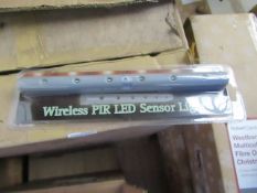 10 x Wireless PIR LED Sensor Light packaged
