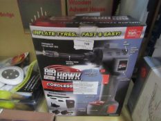 Air hawk Cordless Tyre inflater tested Working & boxed