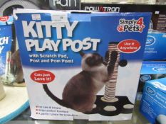 Kitty Play Post Screw for fixing together is missing, (can be bought at any diy store )
