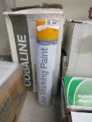 4x 750ml Yellow Line Markers, new