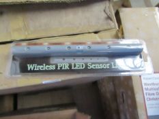 10 x Wireless PIR LED Sensor Light packaged