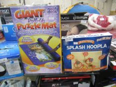 2 Items being 1 X Splash Hoopla 1 X Giant roll up puzzle mat both unchecked  both boxed