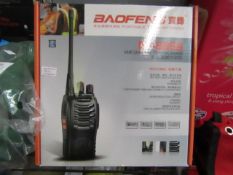 Baofeng BF 888S Portable Two Way radio. PK of 2 new & Boxed