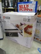 Haden 2 in 1 panini press and grill, tested working and boxed.