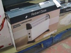 2000w convector heater, tested working and boxed.