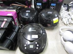 3x Various CD players, all untested.