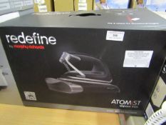 Morphy Richards Redefine steam iron, powers on and boxed.
