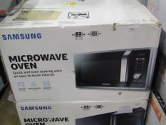 Samsung MS23F301TAS microwave oven, tested working and boxed. RRP £89.99